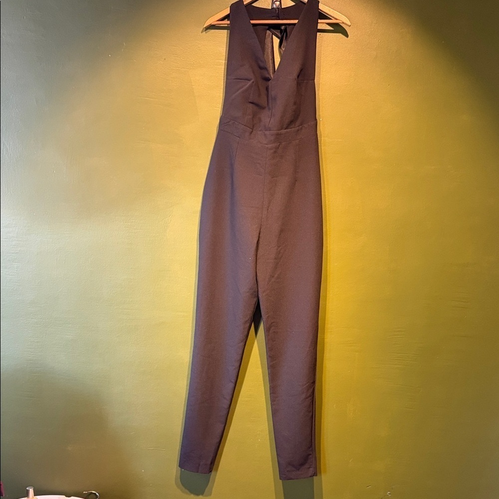 Vesper Black Sleeveless Jumpsuit